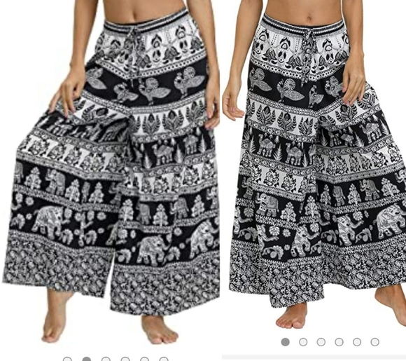 Bohemian Palazzo Pants - Picture 1 of 9
